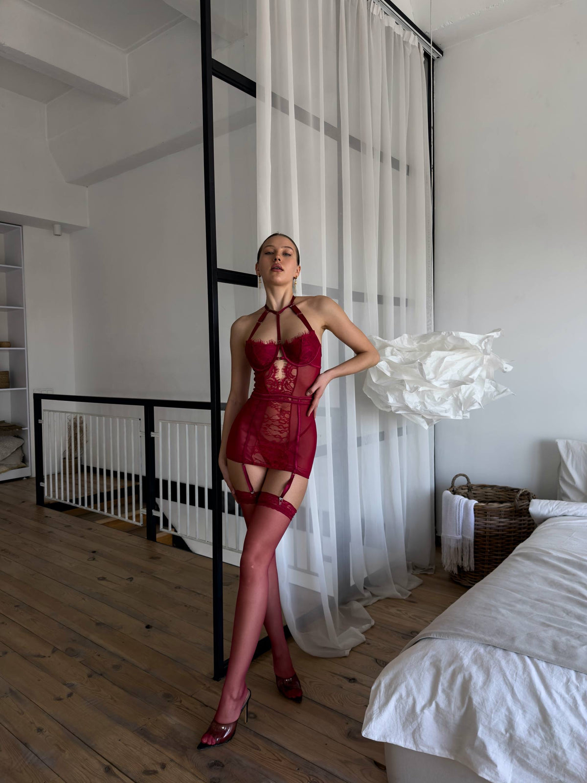 Babydoll Çoraplı Siyah 2 - babydoll corapli siyah 2 siyah