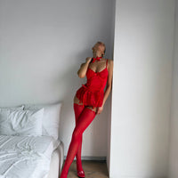 Merl Babydoll - merl babydoll kirmizi