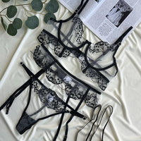 Şeffaf Garter Set - seffaf garter set